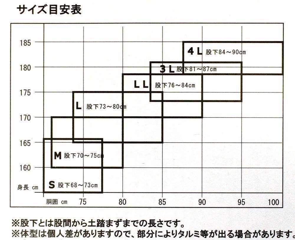 クロロプレーンウェーダー　OH-8820(ラジアルソール,中丸)　4Lサイズ(28.0～29.0cm)_画像8