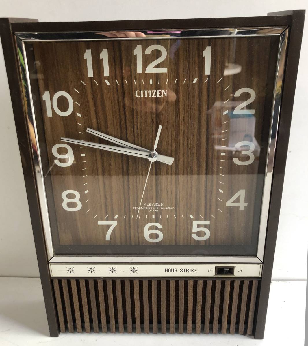 Yahoo!オークション - ⑨ CITIZEN シチズン 掛け時計 4 JEWELS