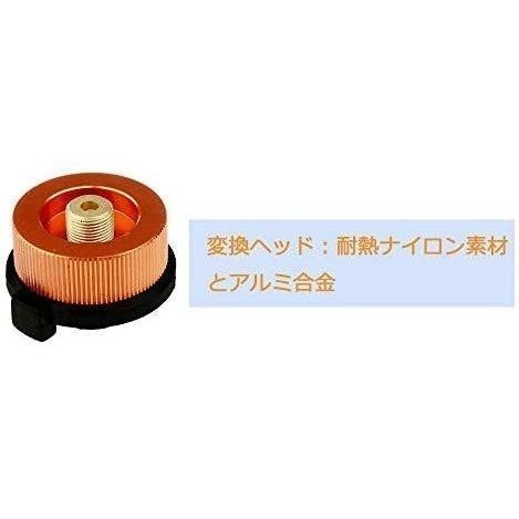 ガス変換アダプター　2個　CB缶（カセットガス）→OD缶（キャンプ等用）!