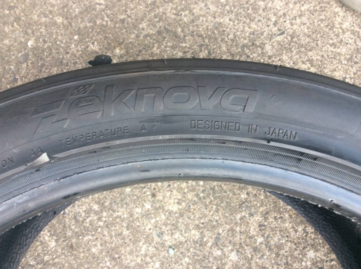 265/35R18 Zeknova SuperSport RS 1本 2021年製 新鮮味サーキット走行痕有 片減り(≧∀≦)転がしや間に合わせ用 ドリフトも良さそう(^○^)_画像3