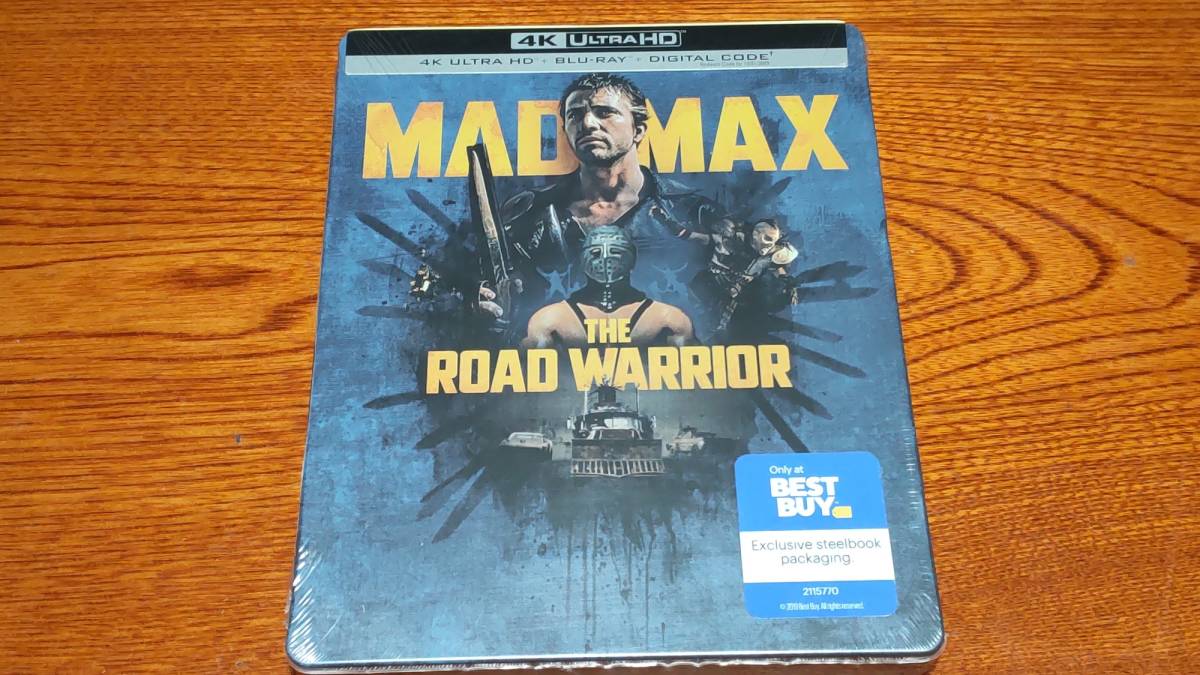 マッドマックス2 スチールブック 4K ULTRA HD 柴田恭兵吹替収録版