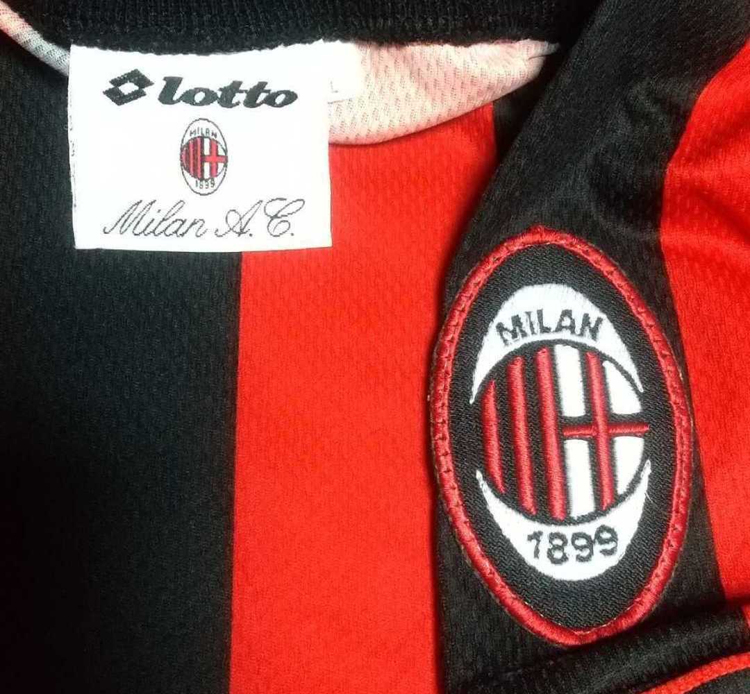 値下げ交渉 96-97 ACミラン #18 バッジョ 【昇華ネーム&ナンバープリント】 Lotto/ロット イタリア製 検)1996 ACM MILAN BAGGIO ロベルト 5