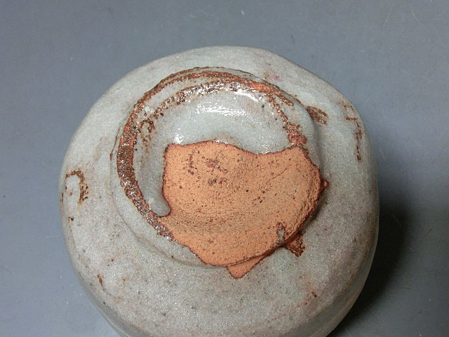 476215 吉田喜彦 作 刷毛目茶碗(共箱)茶道具-