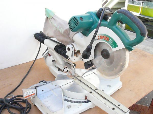 取次店 2112★動作確認済み 電動工具 HITACHI C8FSB 卓上スライド 丸ノコ 216mm 丸ノコ 切断機 大工道具 造作 DIY 木材加工 取次店 2112★動作確認済み 電動工具 HITACHI C8FSB 卓上スライド 丸ノコ 216mm 丸ノコ 切断機 大工道具 造作 DIY 木材加工