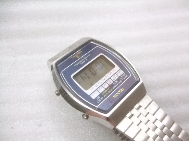  unused retro li quarts meteor alarm Chrono digital wristwatch regular price 15000 jpy P800