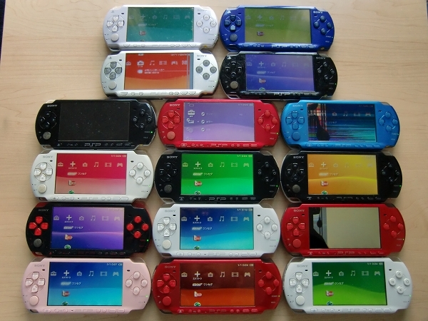 SONY PSP 16台まとめ売り 3000番12台 2000番4台 動作品・ジャンク品
