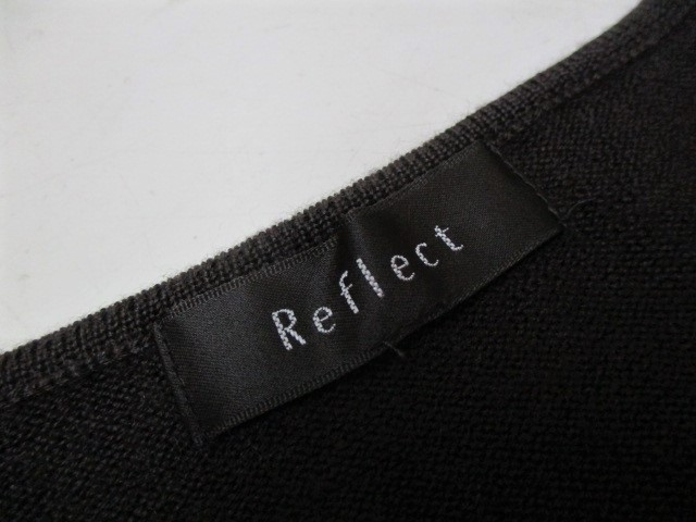 Reflect Reflect шерсть . вязаный tops темно-коричневый размер 9