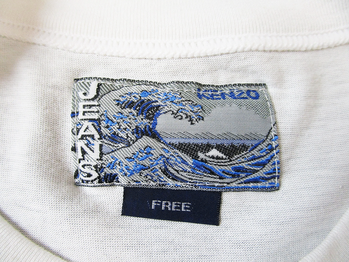 希少 ケンゾー KENZO JEANS 北斎タグ 90's 90年代 和柄総柄 波鷲 希少 ケンゾー KENZO JEANS 北斎タグ 90's 90年代 和柄総柄 波鷲