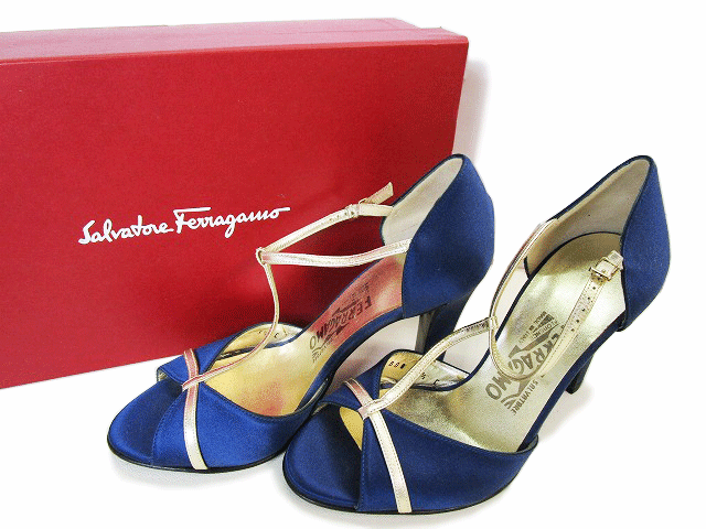 女性に人気！ Salvatore (D) Ferragamo フェラガモ 5.5 パンプス