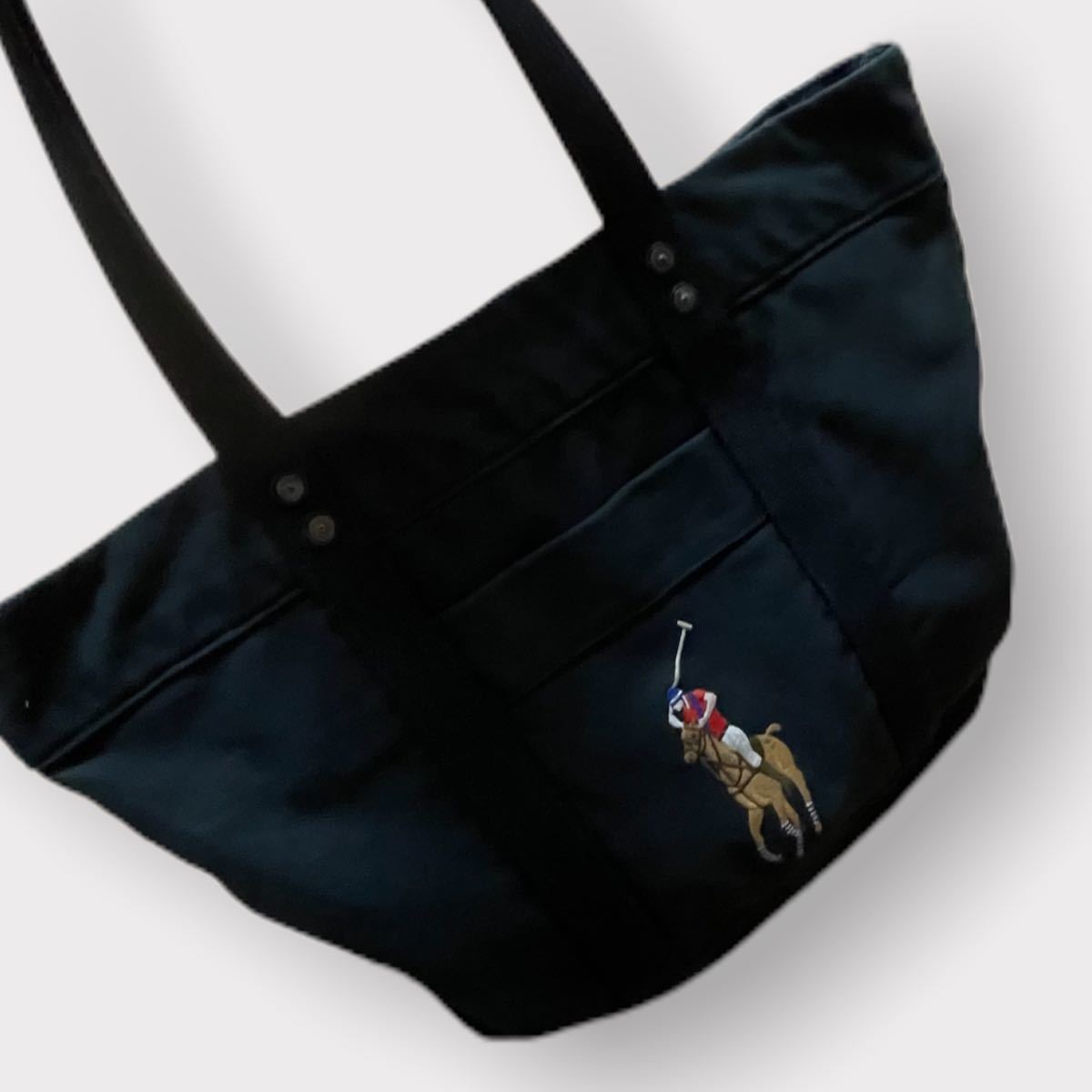 ポロ ラルフローレン メンズ Polo Ralph Lauren Canva Big Pony Tote Bag トートバッグ