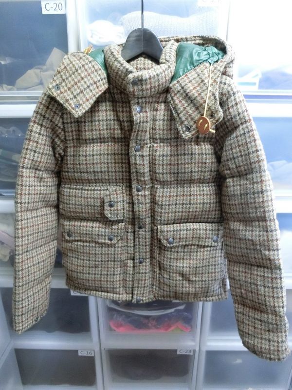 THE NORTH FACE x Harris Tweed ショート シエラ パーカ ダウン