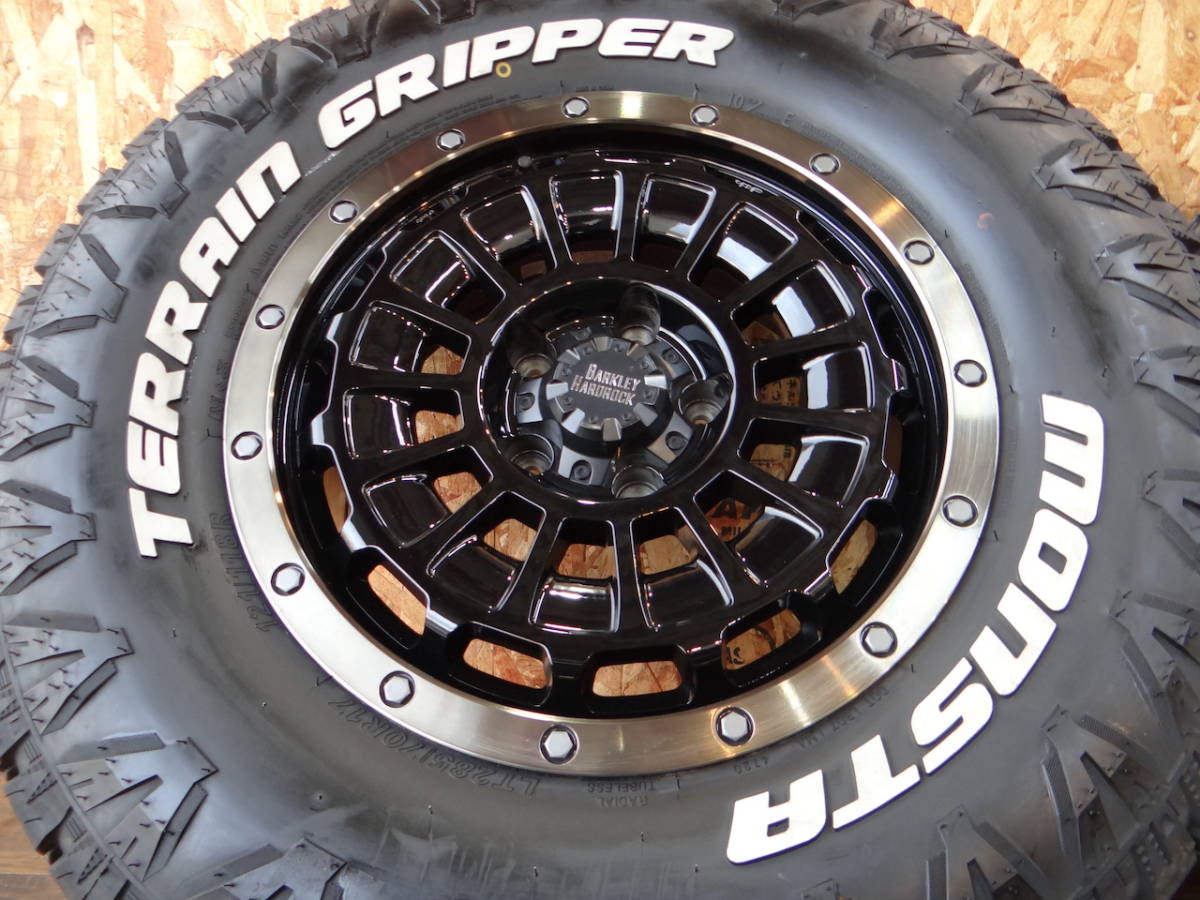 4本セット BARKLEY HARDROCK ROGAN ローガン 17X7.5J 5/127 MONSTA TERRAIN GRIPPER 285/70R17 モンスタ AT ジープ JEEP ラングラー JL JK_画像5