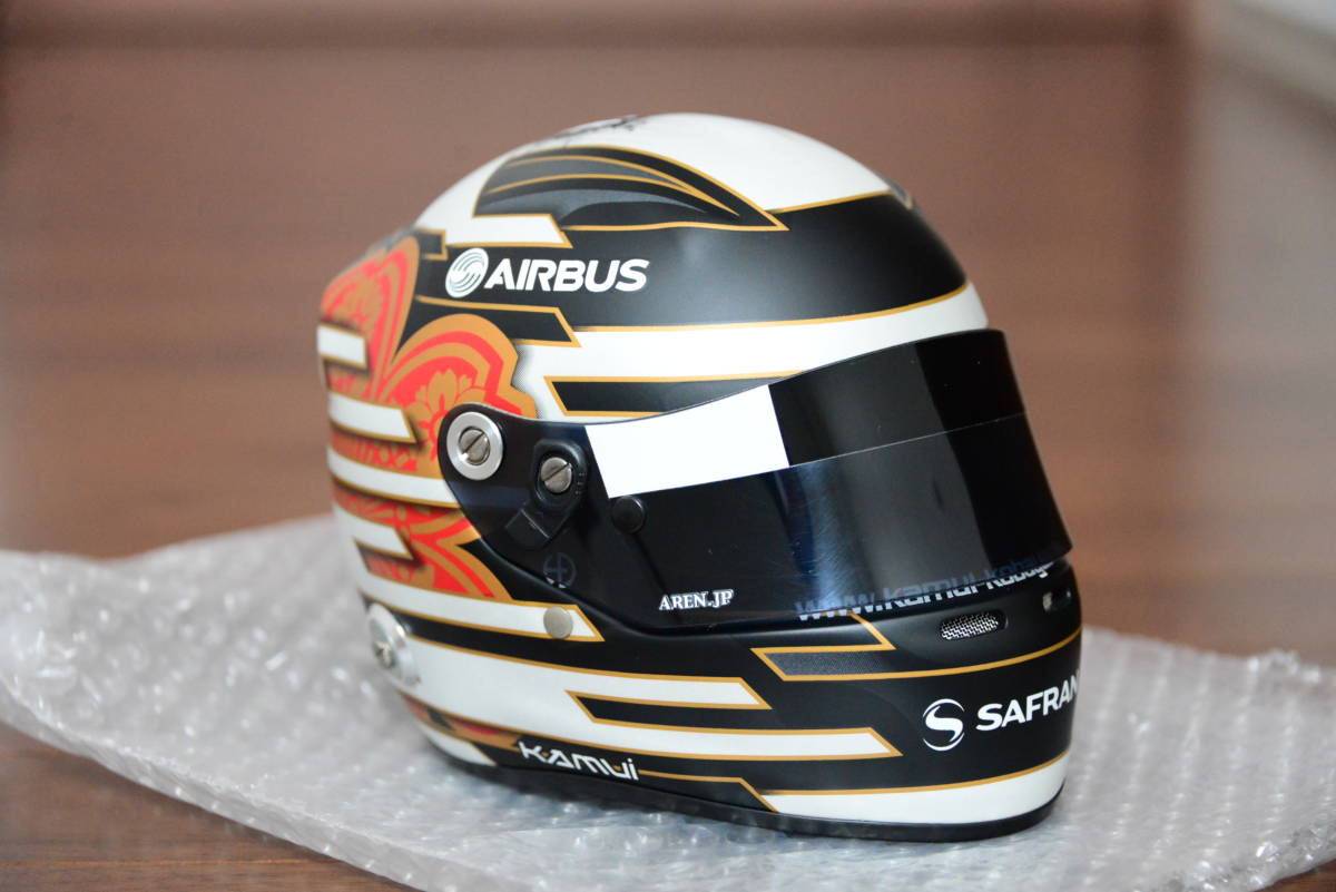 小林可夢偉 レプリカヘルメット1/2 ヴィンテージ レア KAMUI KOBAYASHI 2014 1/2 SCALE MODEL HELMET #10