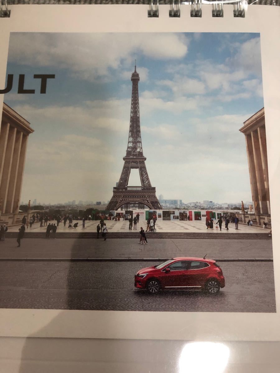 ルノー　卓上カレンダー　新品未使用　即決！　カングー　キャプチャー　トゥインゴ