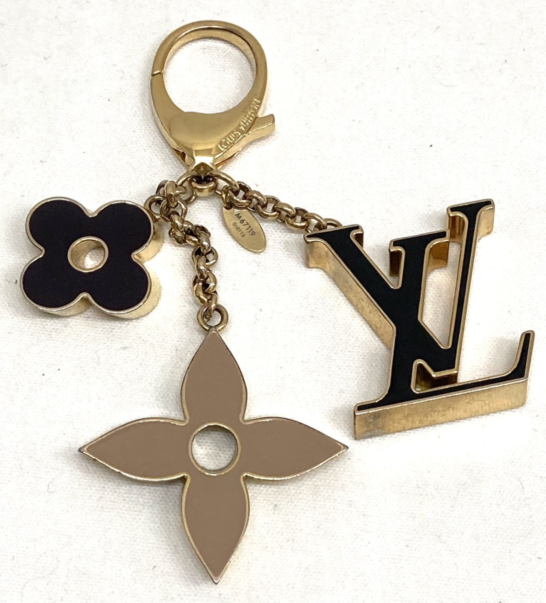 ルイヴィトン LV フルール ドゥ モノグラム バッグチャーム キーリング