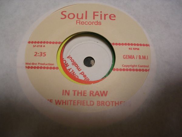 ●SOURAREGROOVE FUNK 45●WHITEFIELD BROTHERS/IN THE RAW_画像1