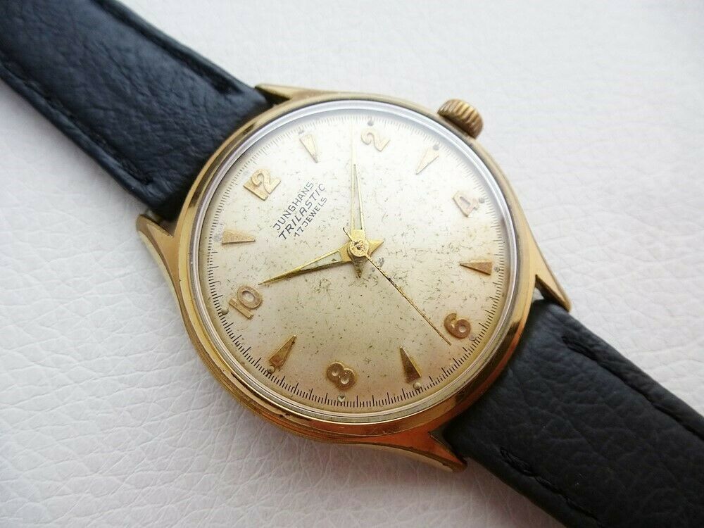 vc17**JUNGHANS Max Bill. Junghans Max Bill Cal.93/1 OH settled hand winding rare valuable antique 