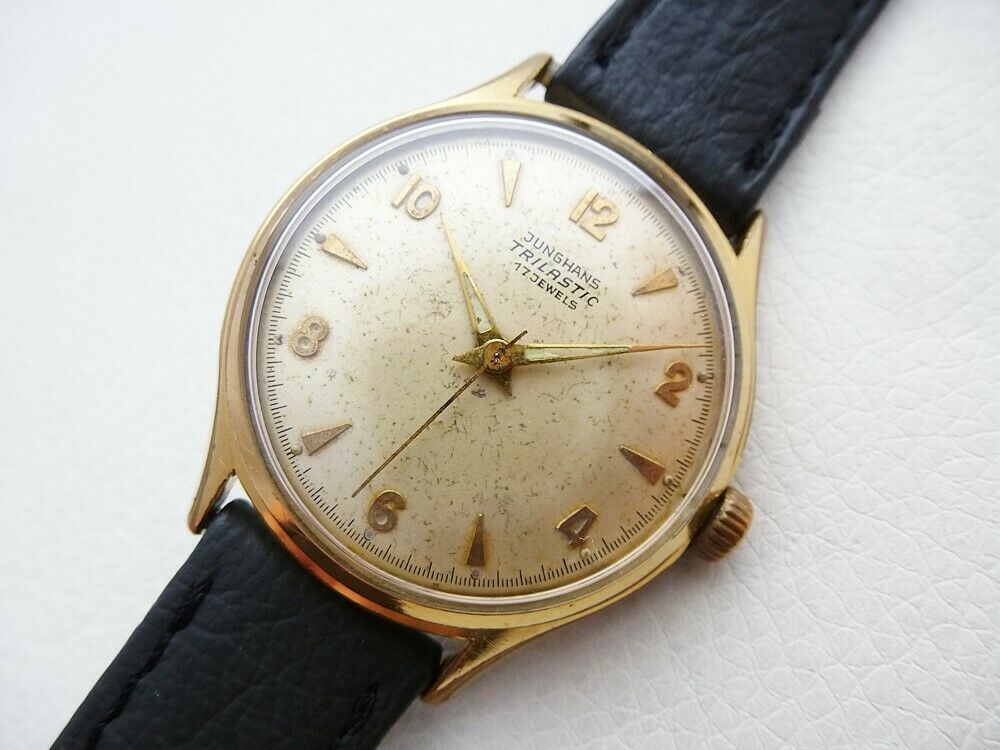 vc17**JUNGHANS Max Bill. Junghans Max Bill Cal.93/1 OH settled hand winding rare valuable antique 