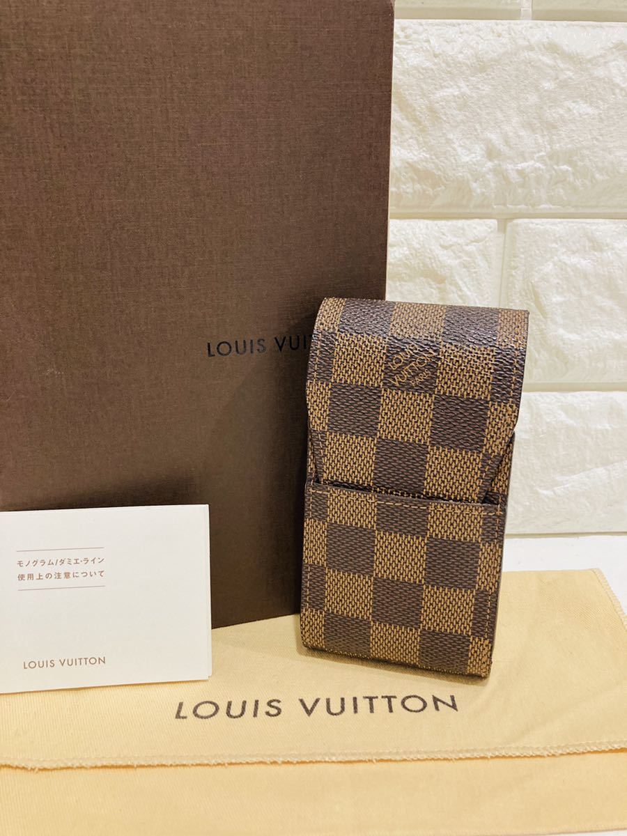 LOUIS VUITTON 新品同様 ルイヴィトン ダミエ シガレットケース-