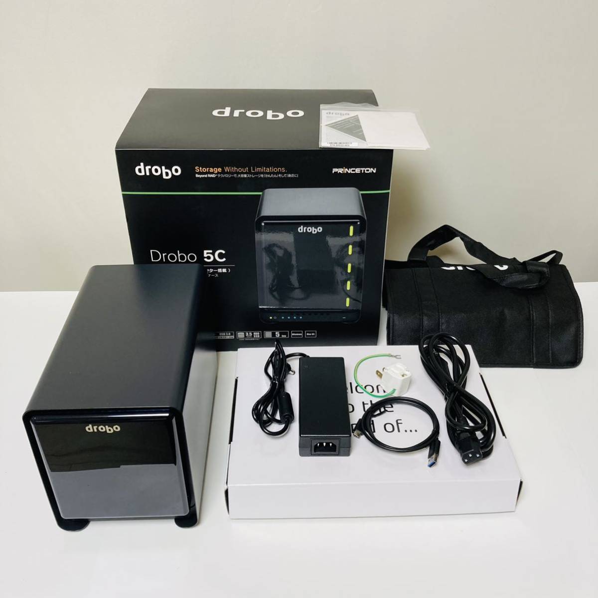 Drobo 5C 外付けHDDケース　3.5インチ×5bay PC周辺機器 PC/タブレット 家電・スマホ・カメラ 最新のデザイン
