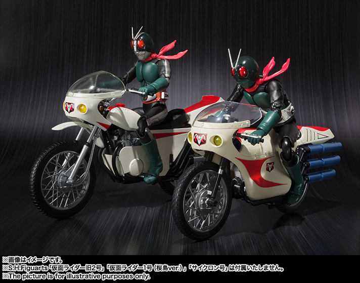 正規店仕入れの S.H.Figuarts仮面ライダー2号&改造サイクロン号& 本郷