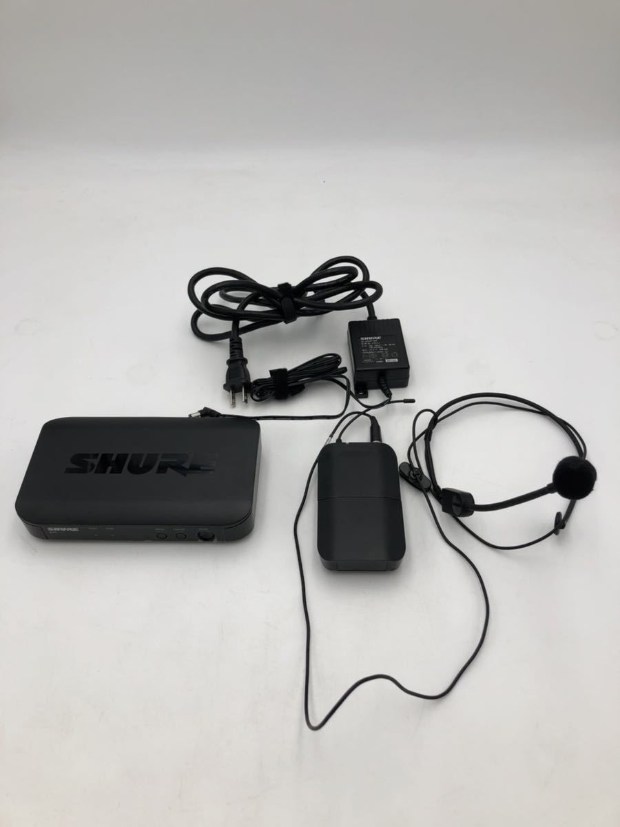SHUREシュアー ワイヤレスマイクシステム 受信機BLX4 JB+ワイヤレス