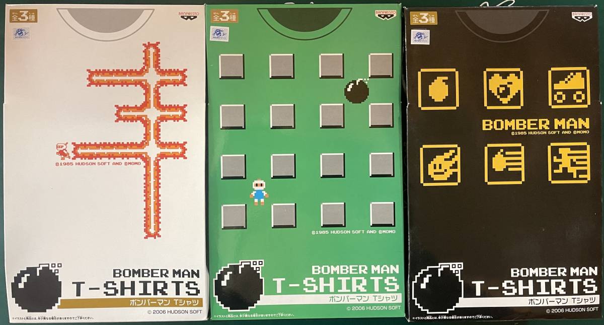 【新品未開封】ボンバーマン　Tシャツ/BOMBER MAN T-SHIRTS　全3種