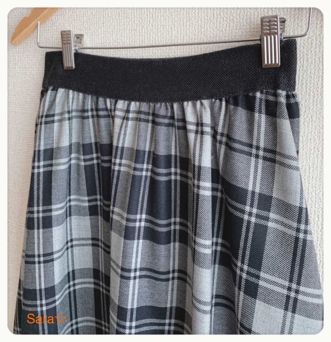 URBAN RESEARCH DOORS【別注】O'NEIL OF DUBLIN×DOORS WOOL SWING SKIRT