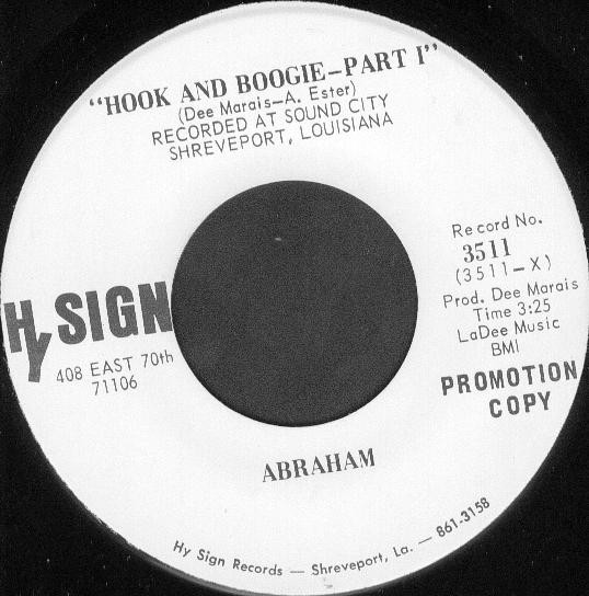 Eddie Boカバー　Abraham Hook And Boogie promo 45