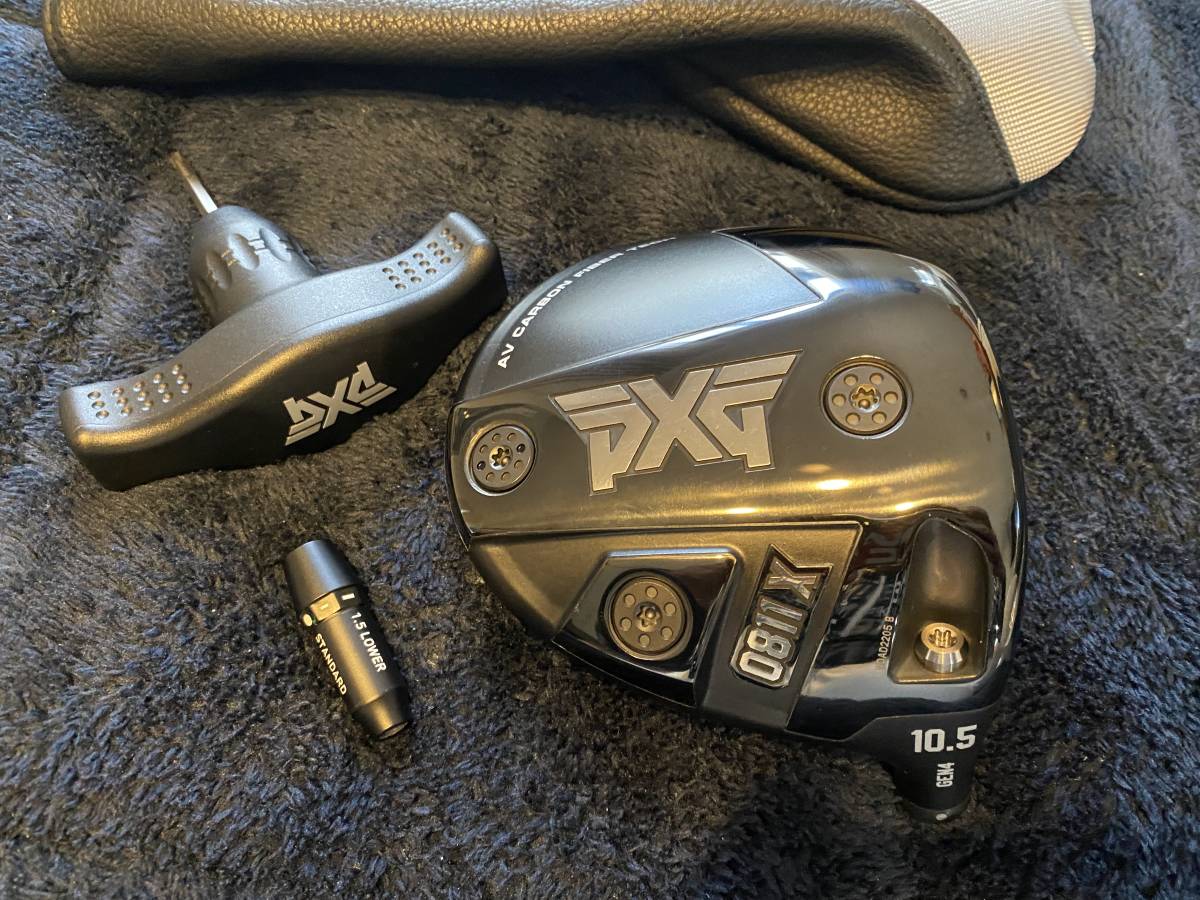 新品未使用PXG GEN4ドライバー0811X ロフト10.5度ヘッド ☆やさしく