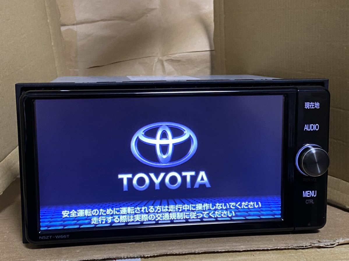 トヨタ純正 SDナビ NSZT-W66T 21年11月データ更新 DVDビデオ再生