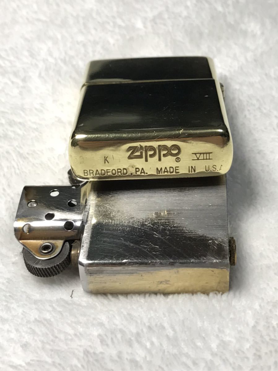 ZIPPO ジッポー オイルライター 1992年製　中古品　インディアナポリススピードウェイ　Indianapolis Motor Speedway 金色　ゴールド_画像5