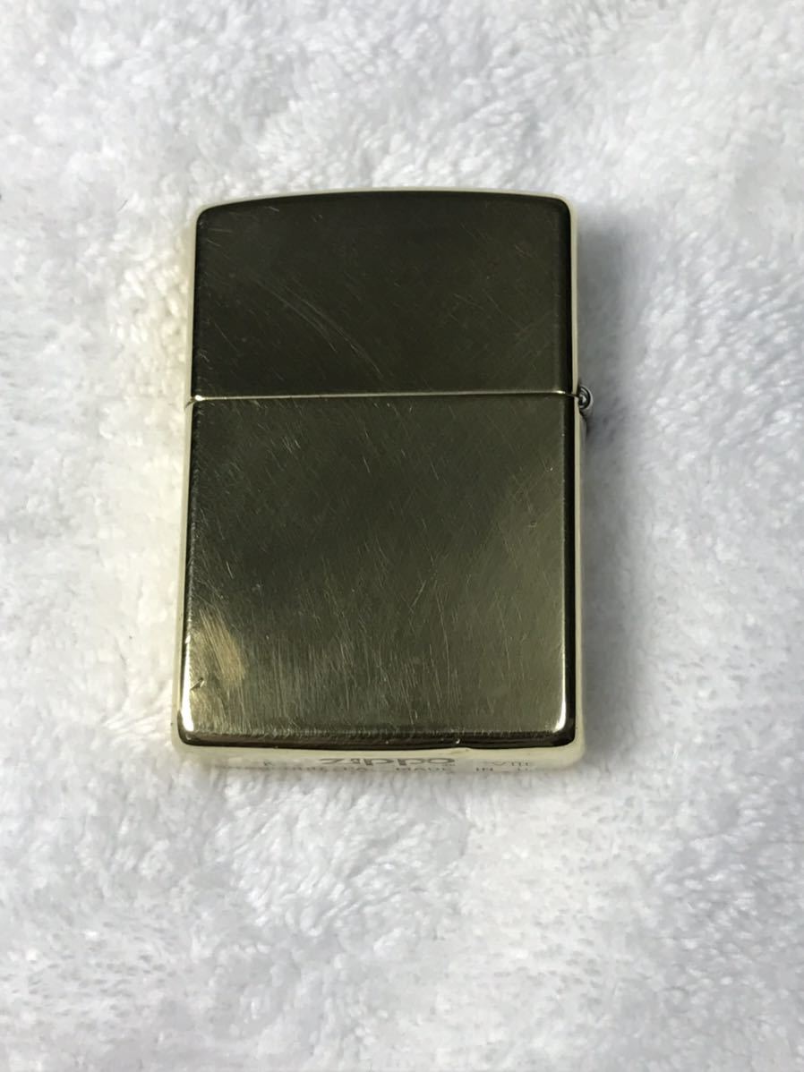 ZIPPO ジッポー オイルライター 1992年製　中古品　インディアナポリススピードウェイ　Indianapolis Motor Speedway 金色　ゴールド_画像4