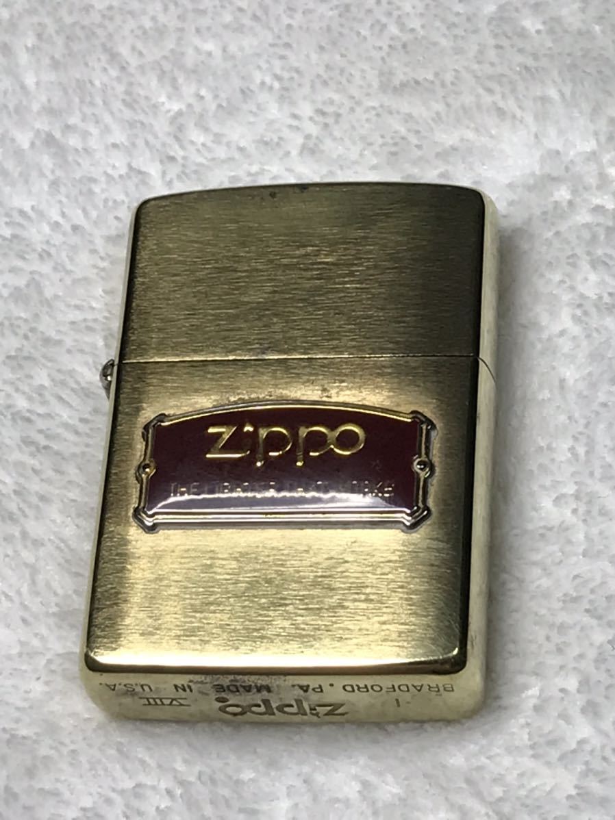 ZIPPO ジッポー ジッポライター オイルライター ジッポ 1992年製 金色 ゴールド 中古品 ビンテージ ヴィンテージ レトロ