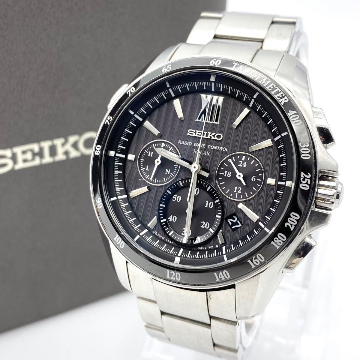 良品 SEIKOセイコー ブライツ クロノグラフ メンズ腕時計(¥32,900