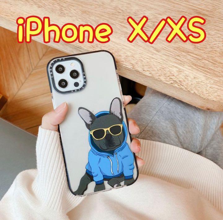 iPhone X XSケース クリア 透明 ブルドック 海外並行輸入正規品 ウォーザード iPhone6保護ケース ほむら キャラクターグッズ