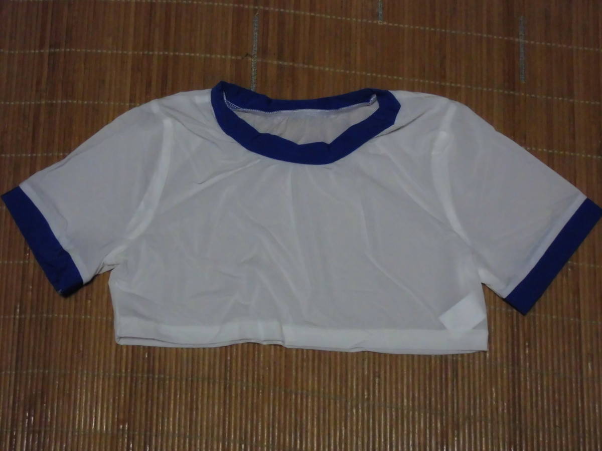 新品未使用】体操服[ショート丈Tシャツ+ハイレグ穴あきブルマ 新品未使用】体操服[ショート丈Tシャツ+ハイレグ穴あきブルマ