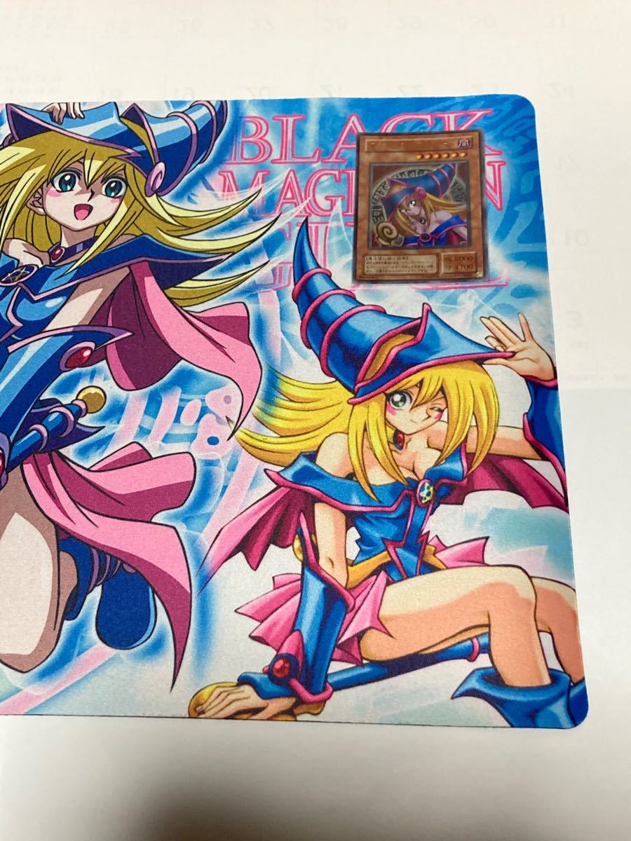 遊戯王 ブラックマジシャンガール プレイマット ラバーマット 600×350-