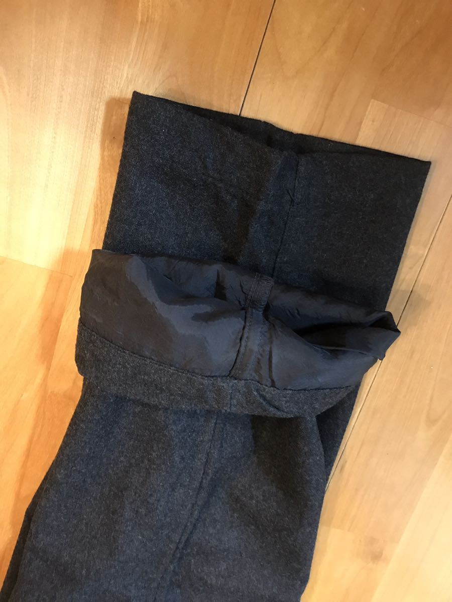 新品★COMME des GARCONS HOMME ウールパンツ 総裏付き_画像3