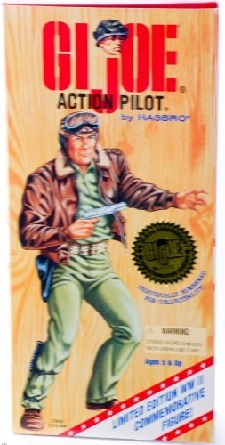 適切な価格 12 GI Joe Action Pilot Action Figure WWII 50th Anniversary Numbered Commemorative Edition (Hasbro 1995) G.I.ジョー