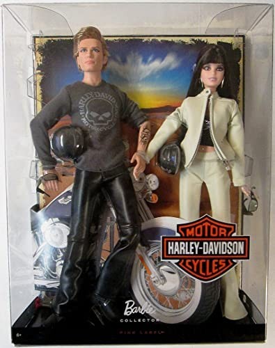 その他 Barbie Harley - Davidson Barbie and Ken Doll Gift Set