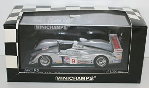 レーシングカー Minichamps 1/43 400 031399 Audi R8 12h Sebring 2003 #9