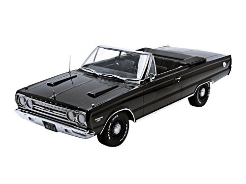 1967 Plymouth Belvedere GTX Convertible Black 1/18 by Greenlight 19007