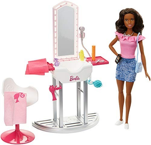 バービー]Barbie Malibu Ave Salon with Doll Playset CMM55 [並行輸入
