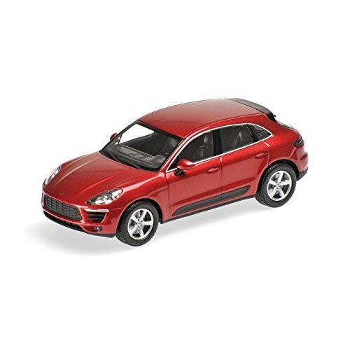 レーシングカー Minichamps 410062600 1:43 Scale Porsche Macan 2013 Red Metallic Replica Model Toy