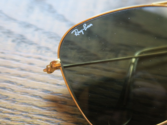 超希少 箱付 ヴィンテージ B&L RAY-BANボシュロムレイバン USA製 GOLD