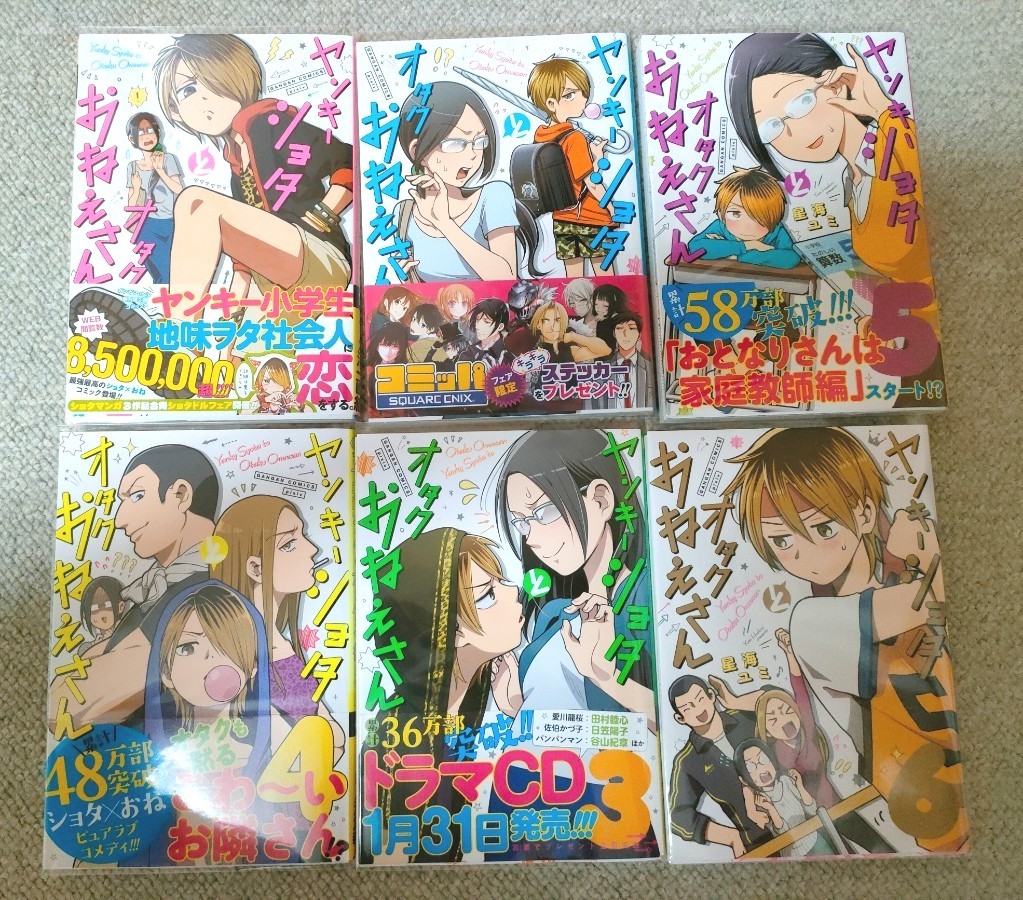 ヤンキーショタとオタクおねえさん 1 ～ 6 巻 セット 特典あり 公式同人誌付き