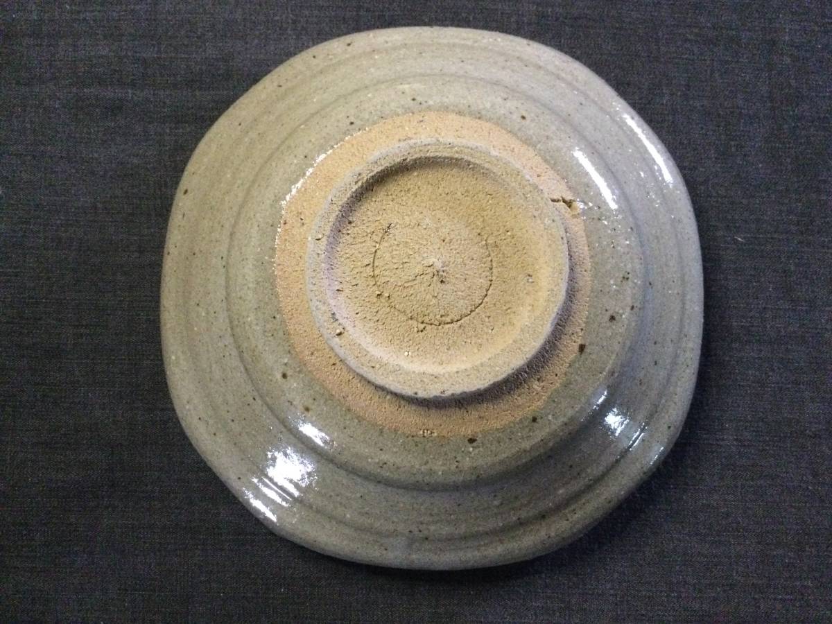 □□ 西岡小十 絵唐津 四方変形鉢 深皿 小次郎窯 5.5寸 □□ 西岡小十 絵唐津 四方変形鉢 深皿 小次郎窯 5.5寸