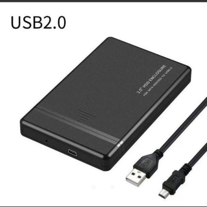【USB 2.0】高品質 2.5インチ HDD/SSD ケース 接続 ブラック