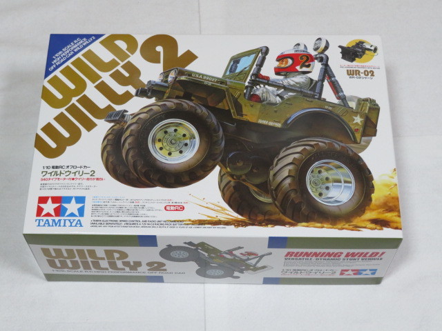 き可能! 未組立て タミヤ 1/10 ワイルドウイリー2 電動RCオフ